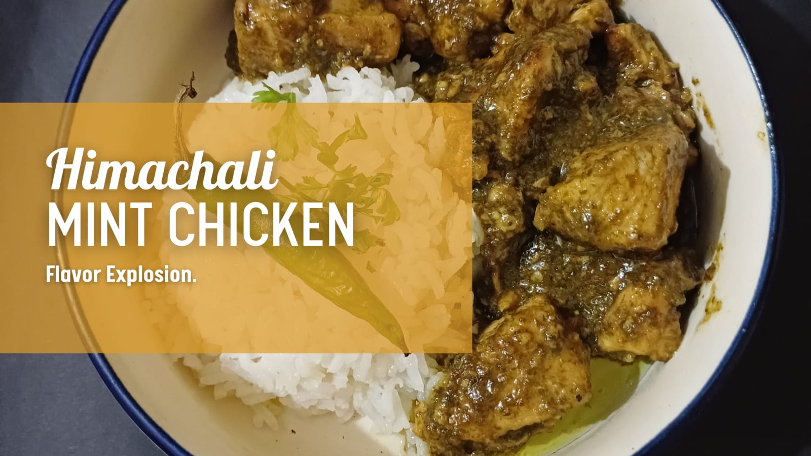 HIMACHALI FRIED MINT CHICKEN.