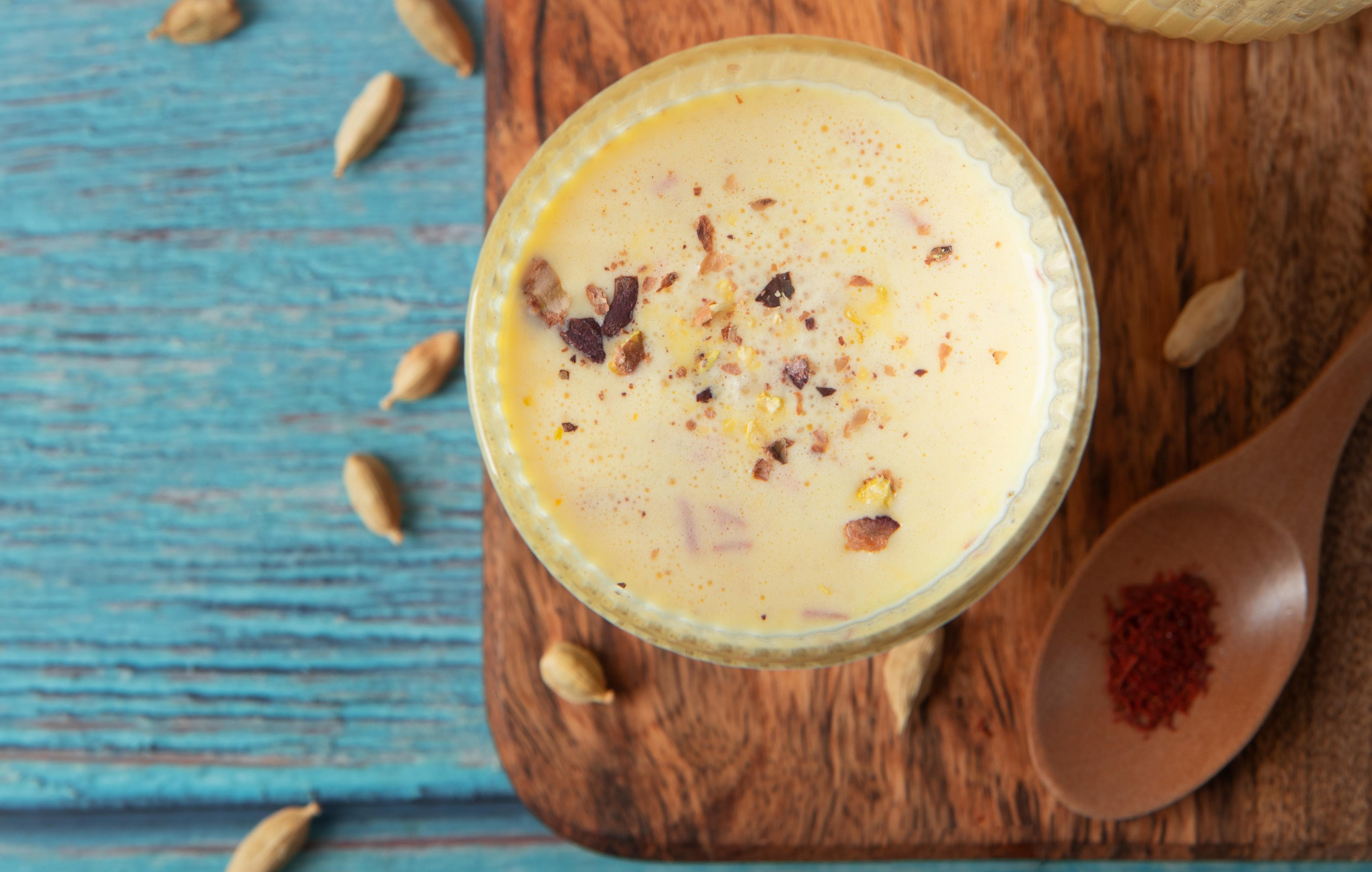 thandai (traditional Almond milk)