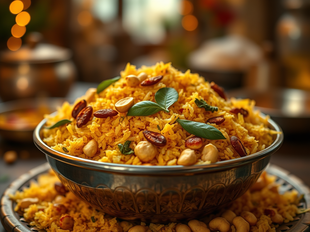 FLATTENED RICE OR THICK POHE CHIVDA.